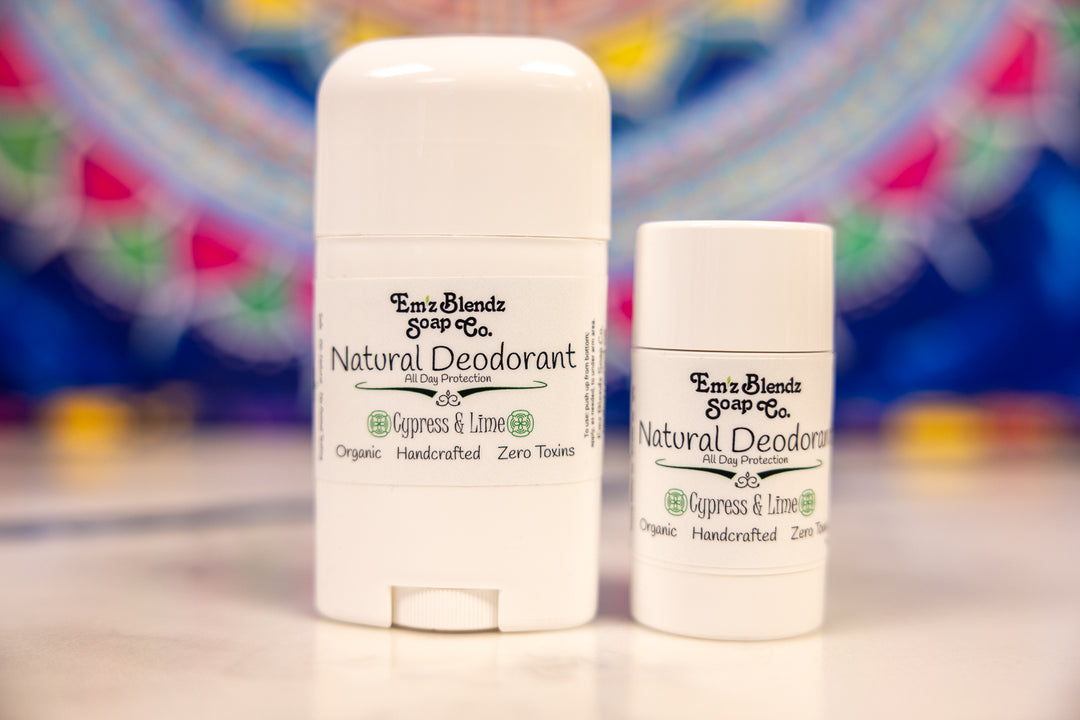 Emz Blendz Natural Cypress and Lime Deodorant - The Best Natural Deodorant