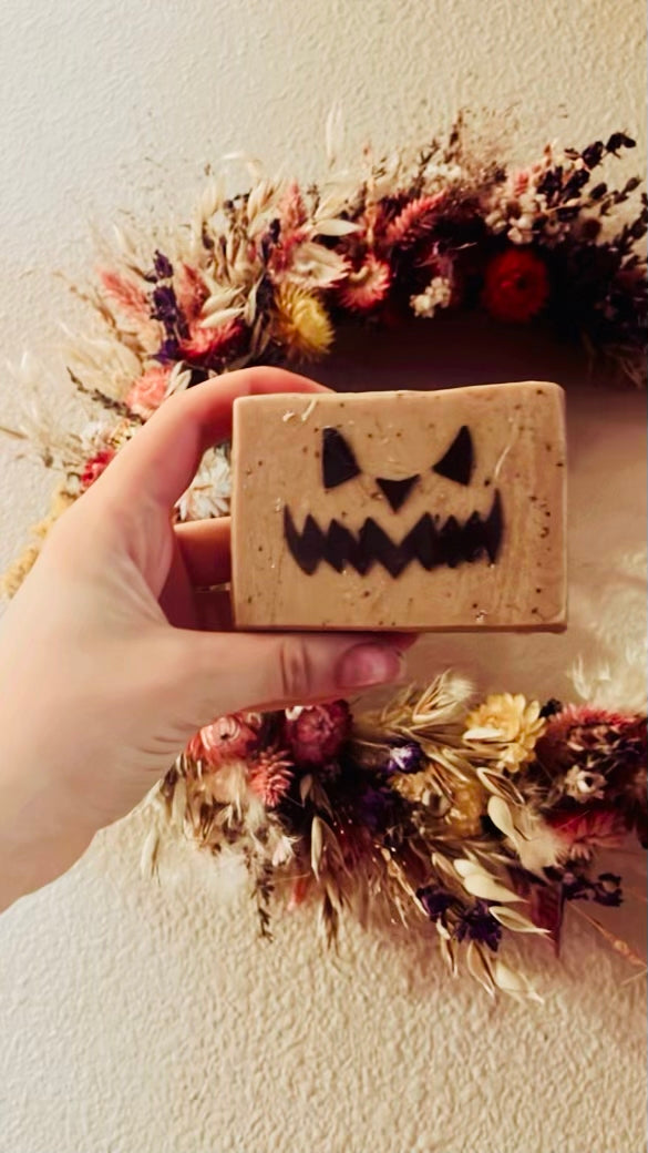Pumpkin Spice Soap Bar Em'z Blendz Soap Co.