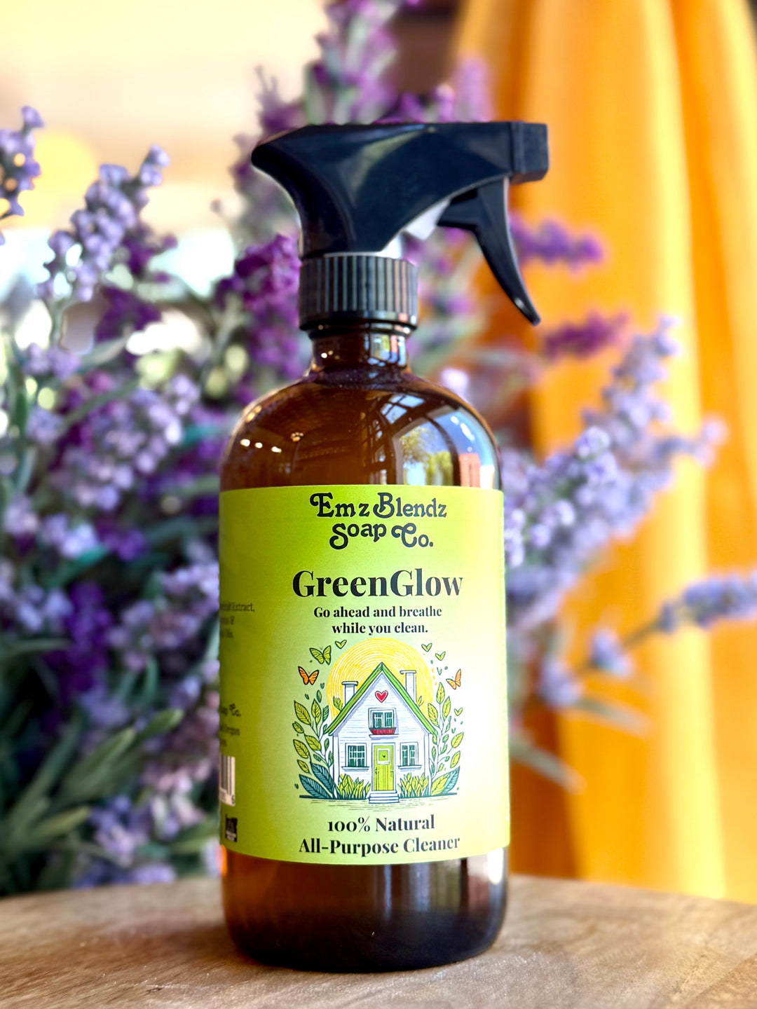Green Glow | 100% Natural All Purpose Home Cleaner Em'z Blendz Soap Co.