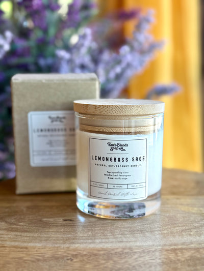 Lemongrass Sage | Natural Wax Candle