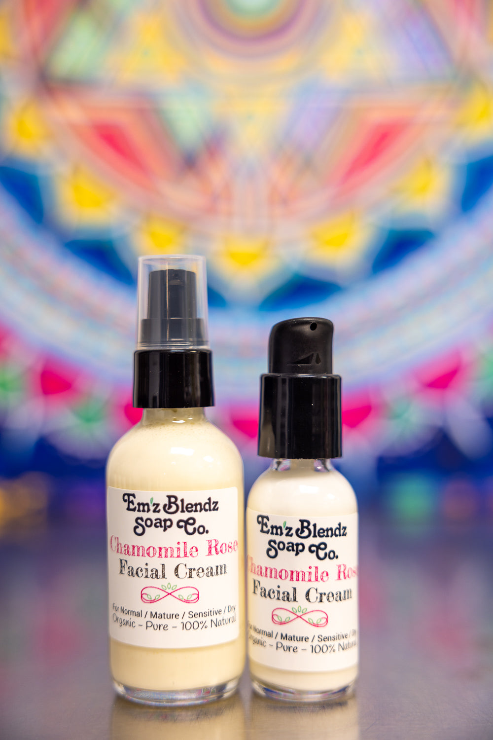 Chamomile Rose Facial Cream Em'z Blendz Soap Co.