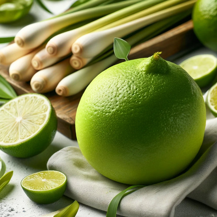 Lemongrass & Lime | Foaming Tub Truffle Em'z Blendz Soap Co.