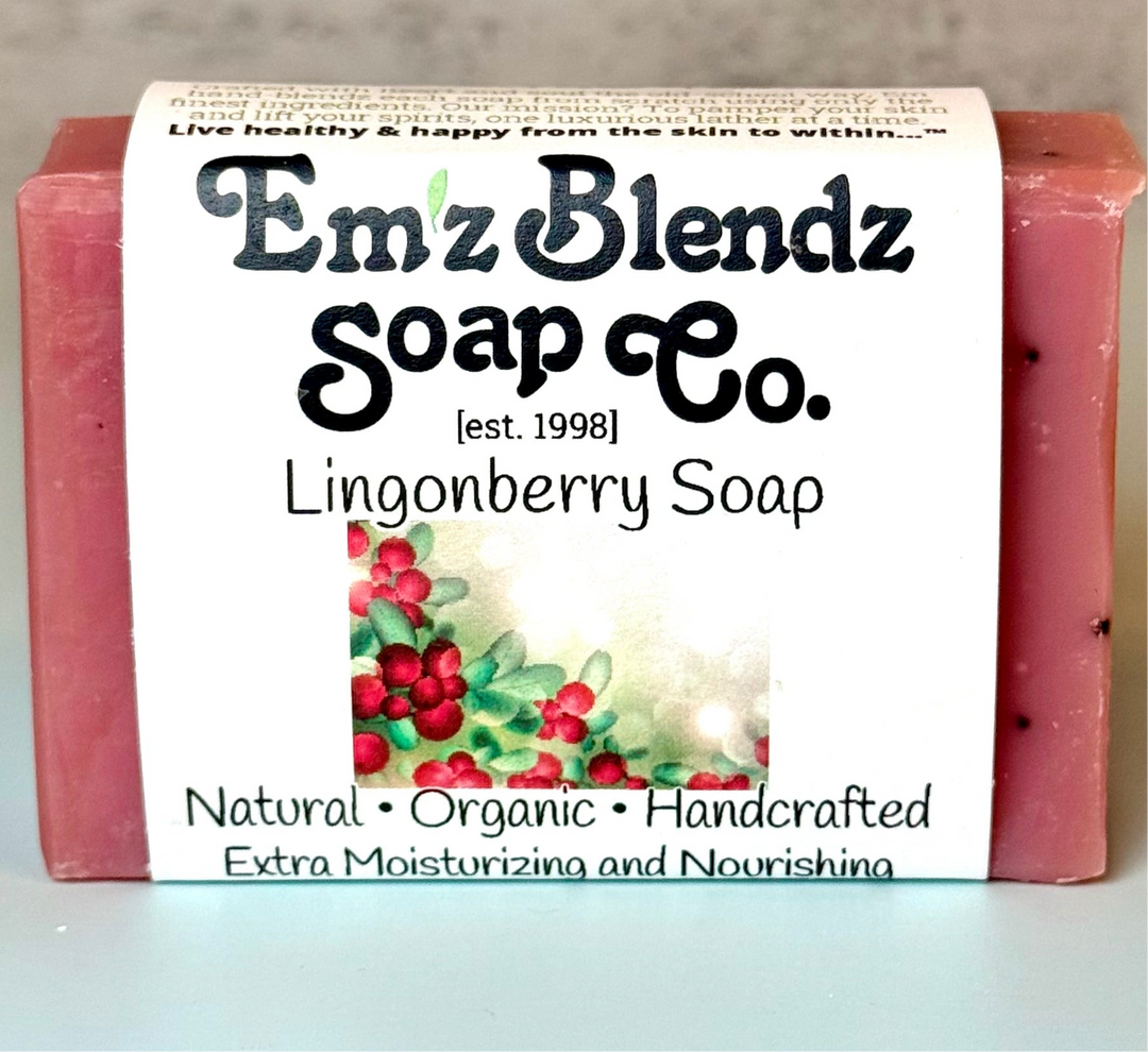 Lingonberry Seed Soap Bar Em'z Blendz Soap Co.