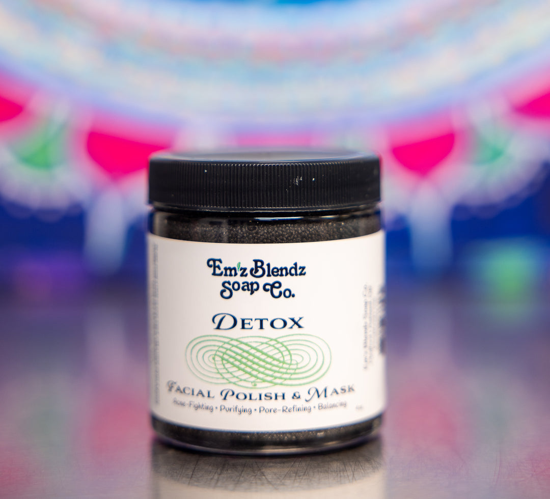 Detox Facial Polish & Mask | Deep Cleansing & Exfoliating Treatment Em'z Blendz Soap Co.
