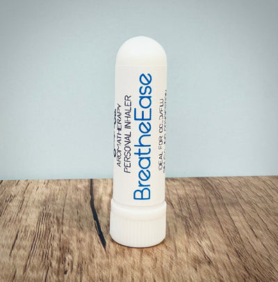 BreathEase | Personal Inhaler | Eucalyptus, Camphor & Tea Tree