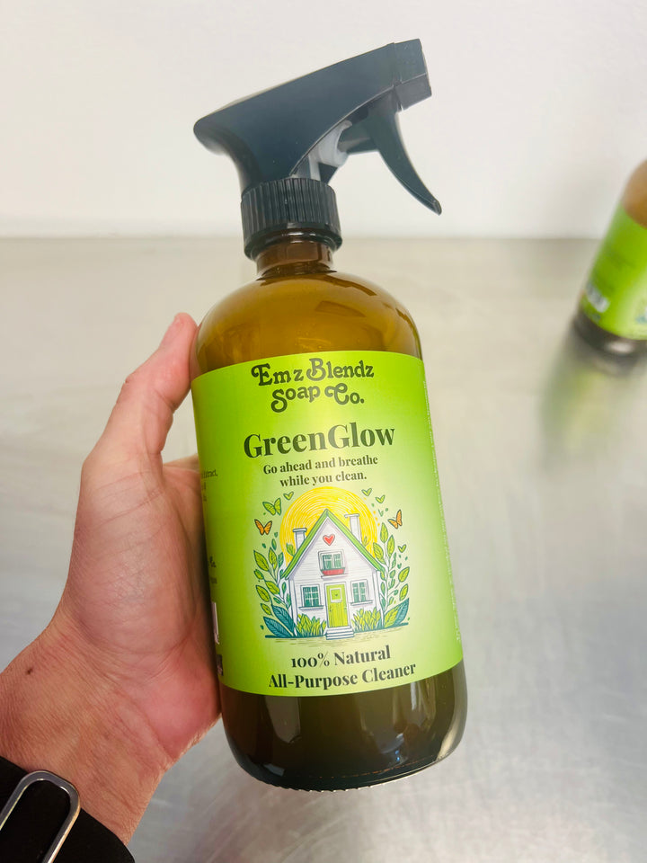 Green Glow | 100% Natural All Purpose Home Cleaner Em'z Blendz Soap Co.