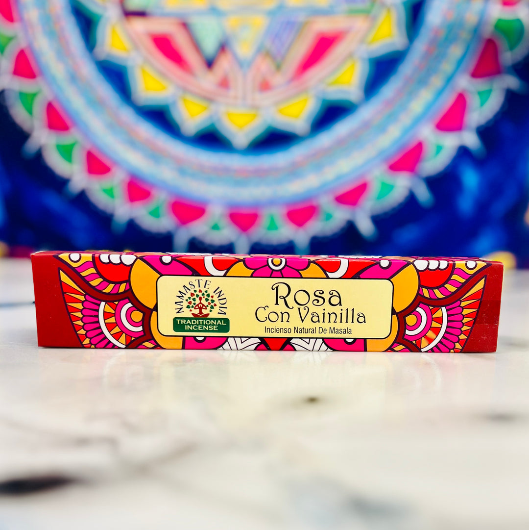 Rose Vanilla Incense β Romantic & Soothing Aroma Em'z Blendz Soap Co.