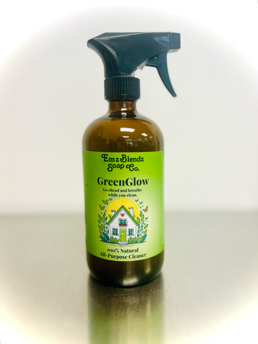 Green Glow | 100% Natural All Purpose Home Cleaner Em'z Blendz Soap Co.