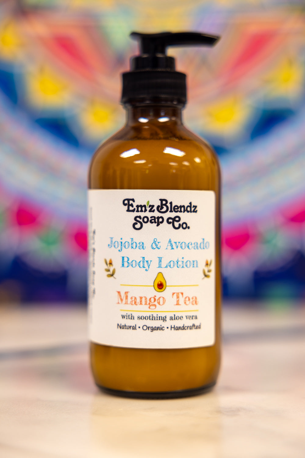 Mango Tea Jojoba & Avocado Hand & Body Lotion Em'z Blendz Soap Co.