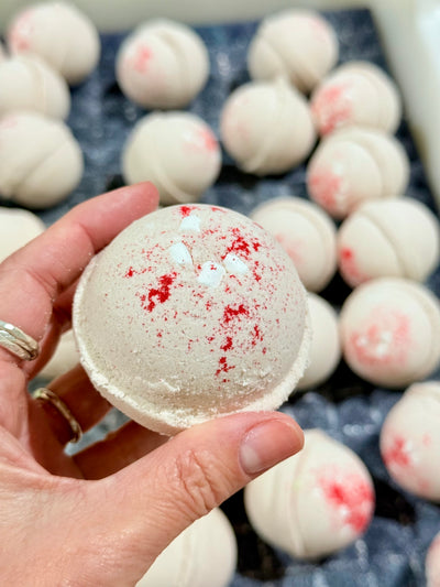 Peppermint Mocha Tub Truffle | Holiday Bath Bomb