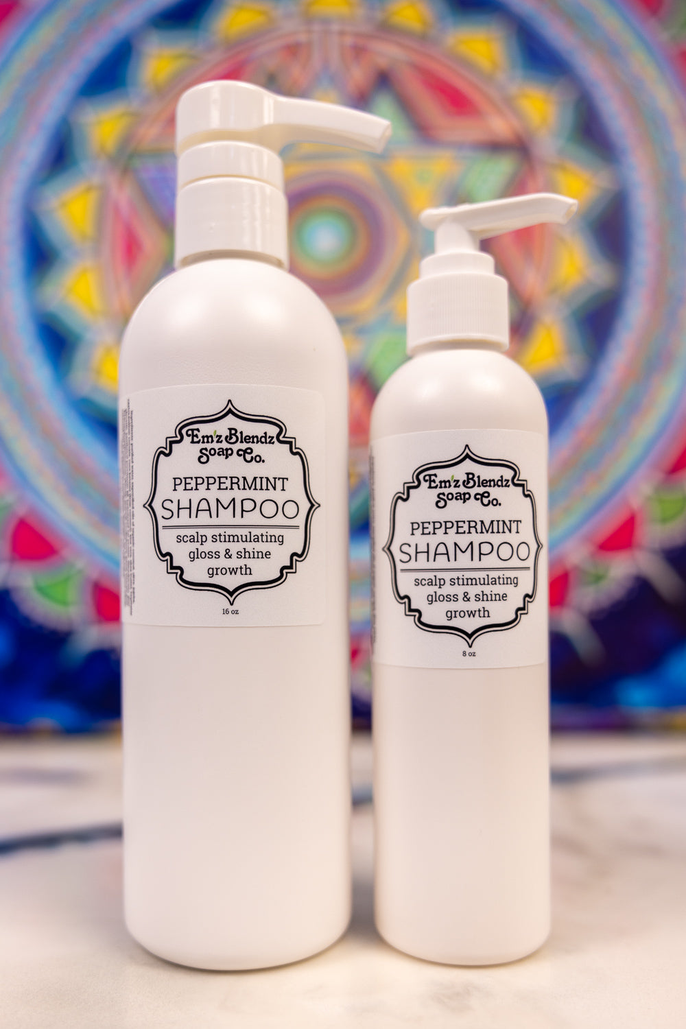 Peppermint Hair Growth Shampoo | Creamy & Soft Em'z Blendz Soap Co.