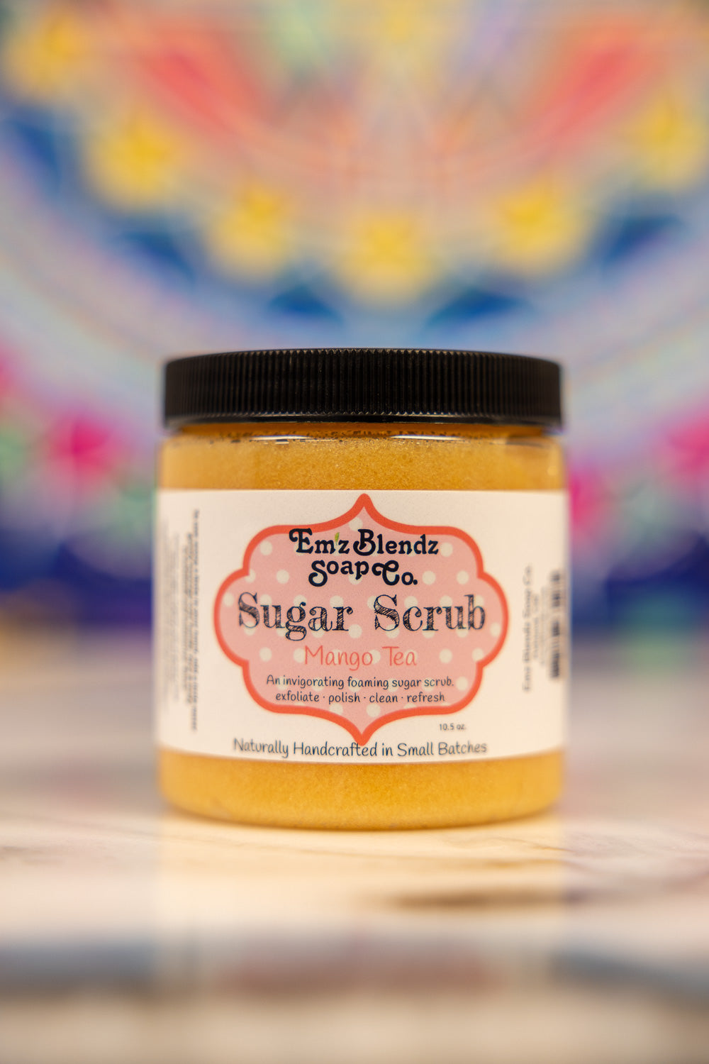 Uplifting Mango Tea | Foaming Sugar Scrub Polish Em'z Blendz Soap Co.