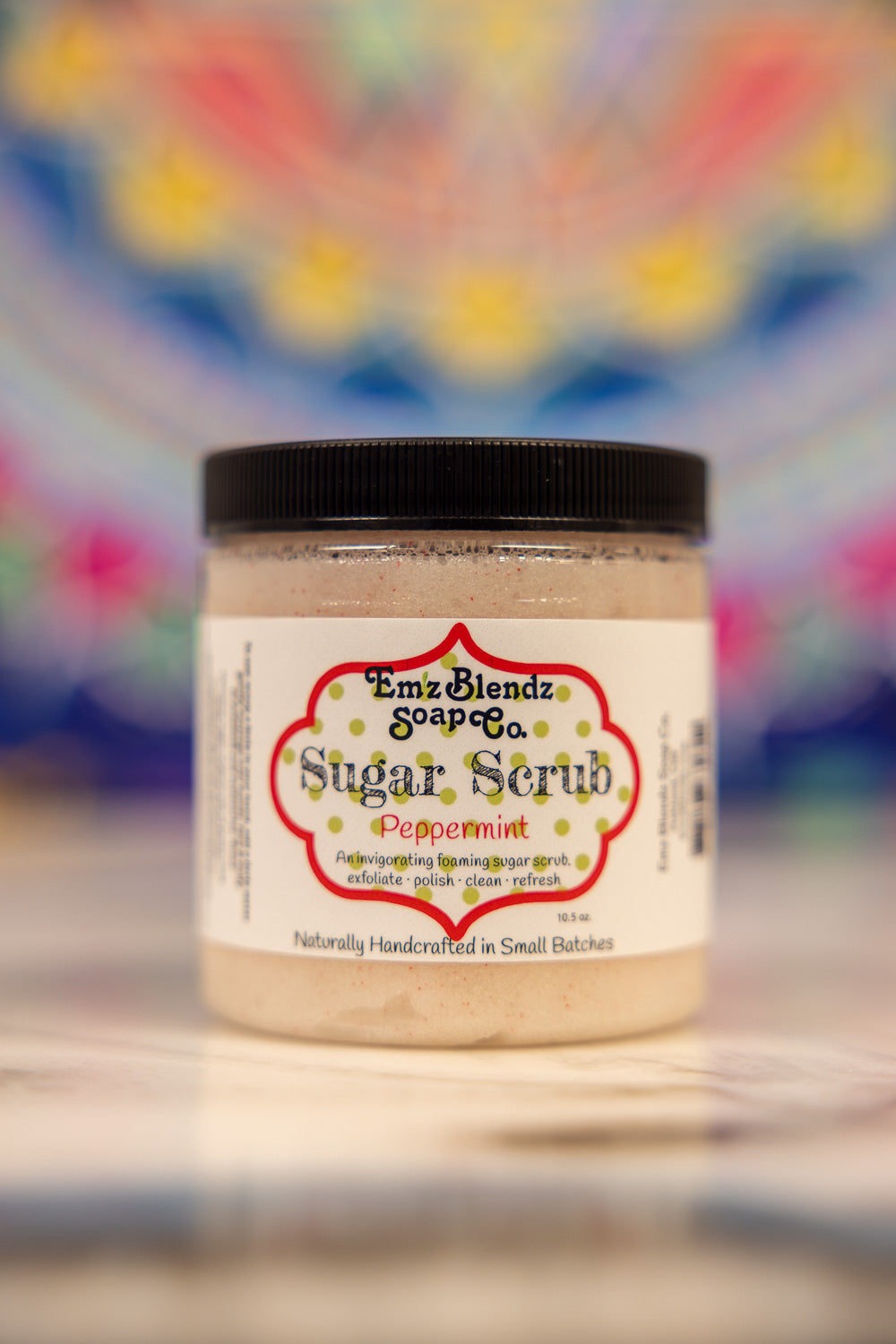 Energizing Peppermint | Foaming Sugar Scrub Polish Em'z Blendz Soap Co.