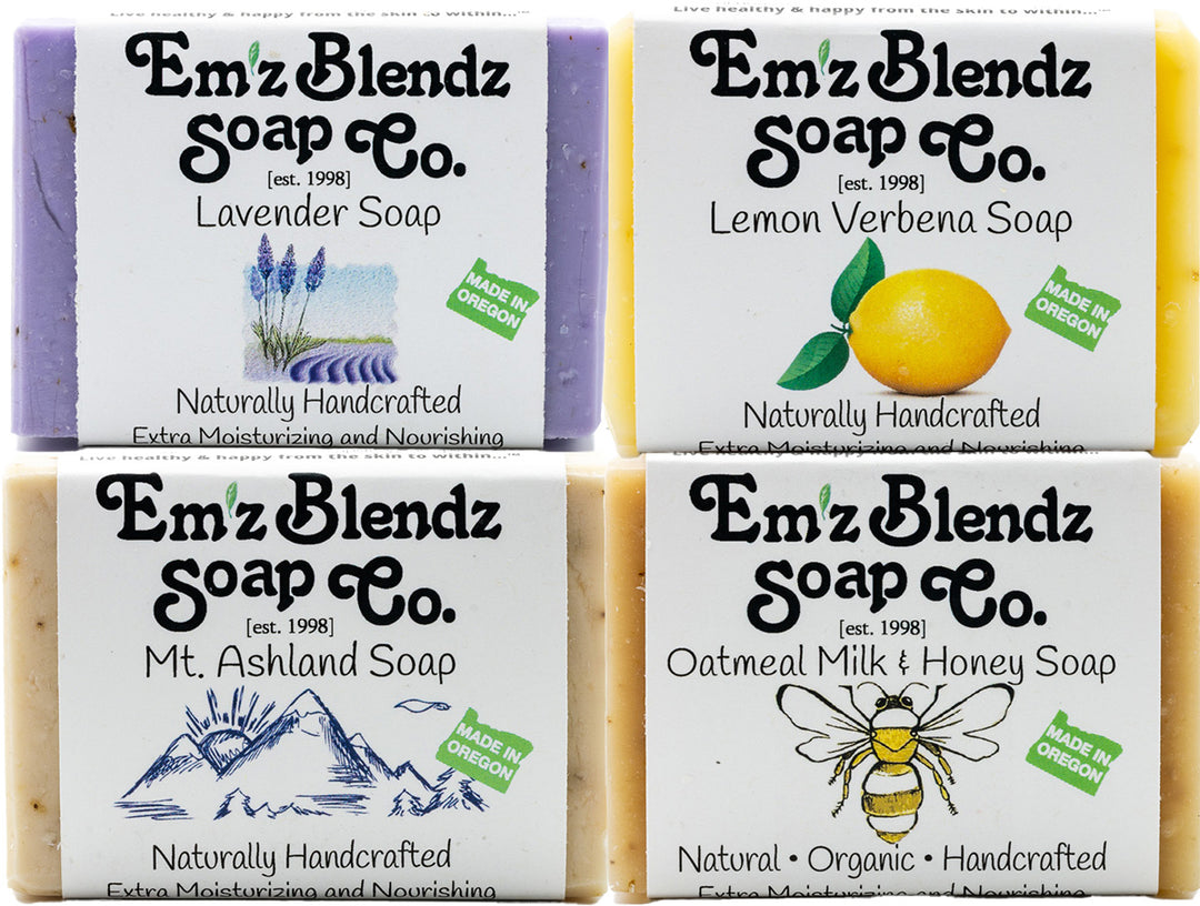 Top 4 Best Selling Soap Bar Set Em'z Blendz Soap Co.