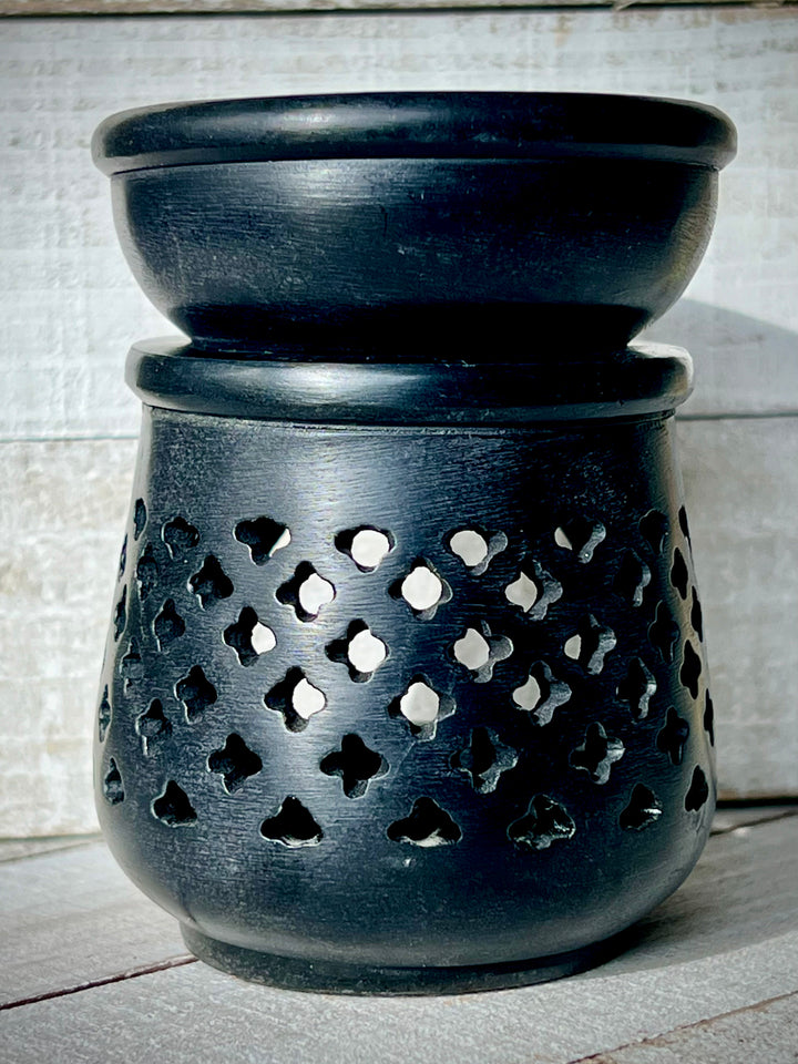 Soapstone Essential Oil Burner Lamp Em'z Blendz Soap Co.