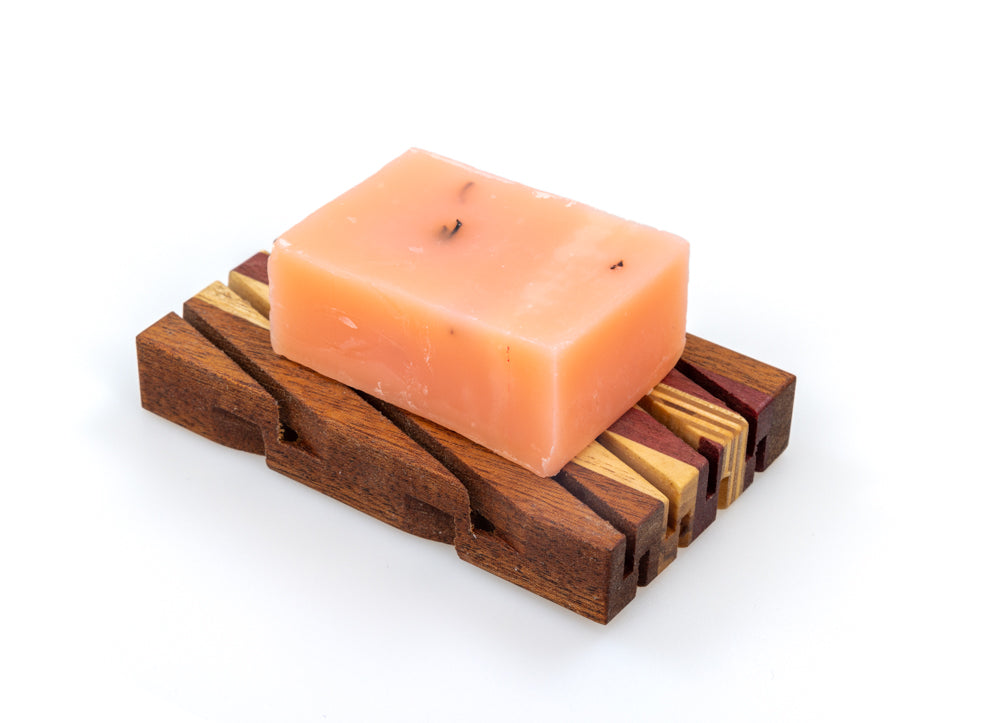 Artisan Wooden Soap Dish Em'z Blendz Soap Co.