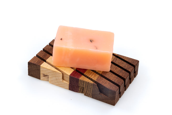 Artisan Wooden Soap Dish Em'z Blendz Soap Co.