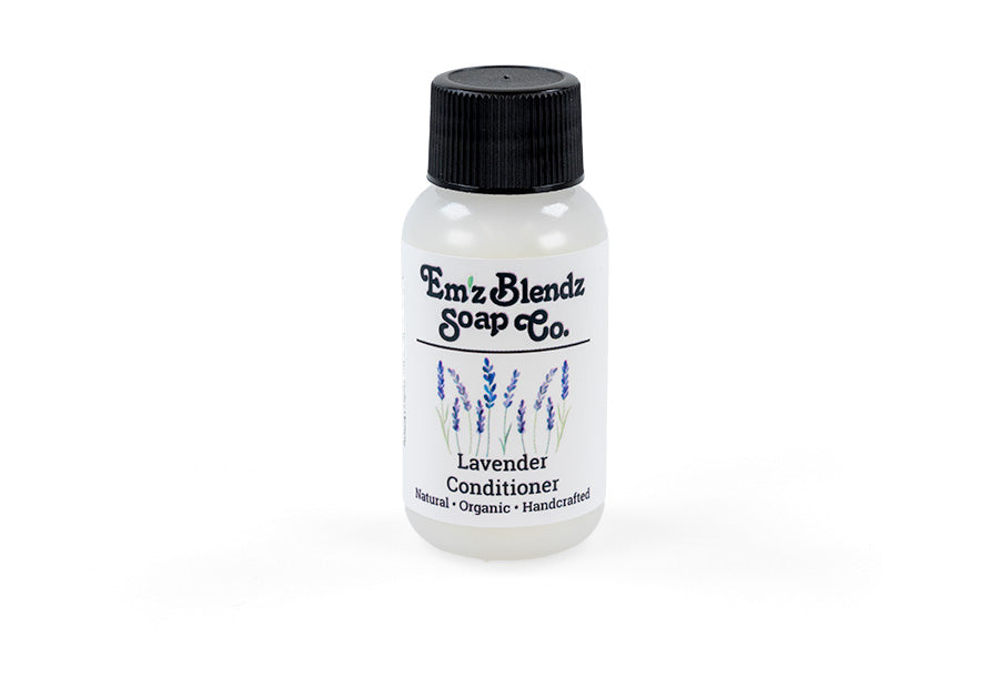Guest Travel-size Conditioner Relaxing Herbal Lavender 100 Stock Wrapped Em'z Blendz Soap Co.