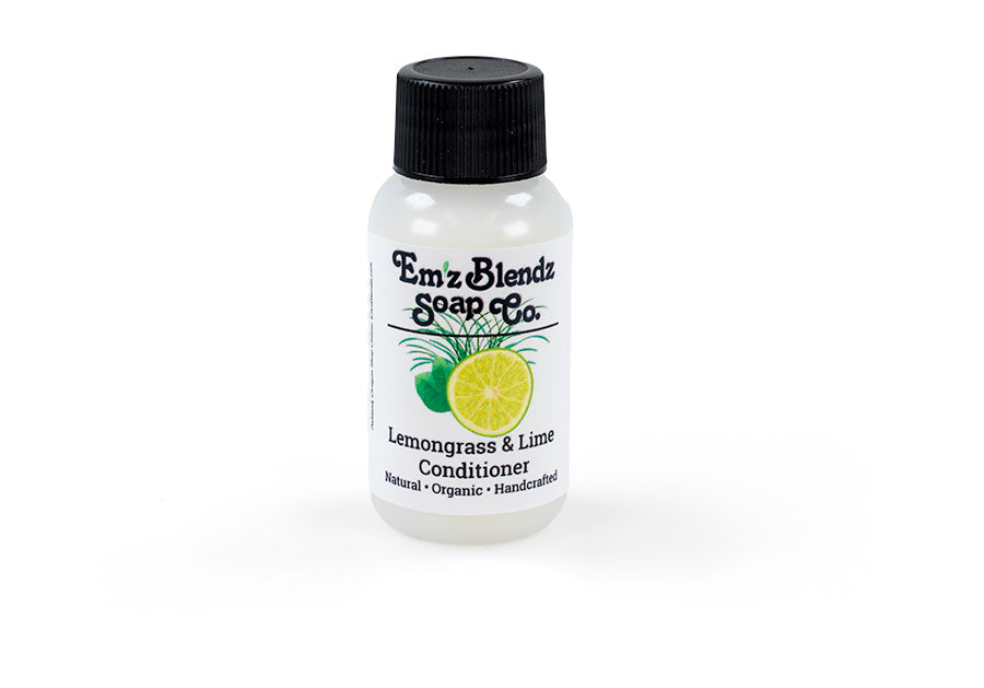 Guest Travel-size Conditioner Zesty Lemongrass and Lime 100 Stock Wrapped Em'z Blendz Soap Co.