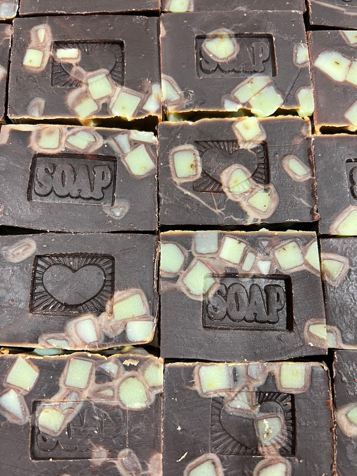 Chocolate Mint Soap Bar    Em'z Blendz Soap Co.