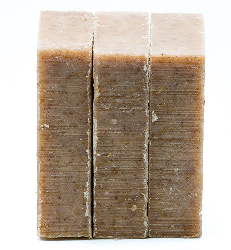 Ginger Peach Loofah Soap Bar Em'z Blendz Soap Co.