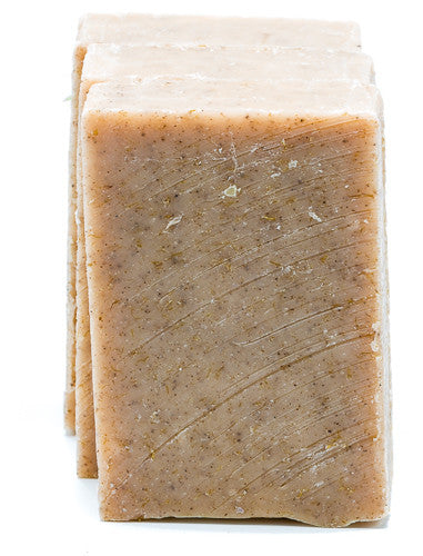 Ginger Peach Loofah Soap Bar Em'z Blendz Soap Co.