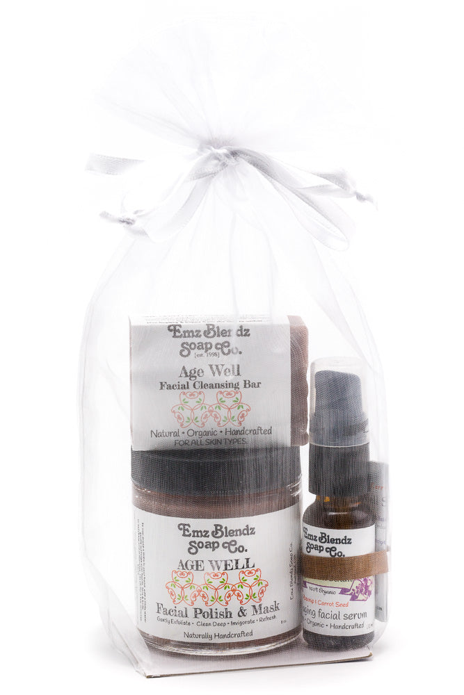 Age Well Healthy Facial Kit    Em'z Blendz Soap Co.