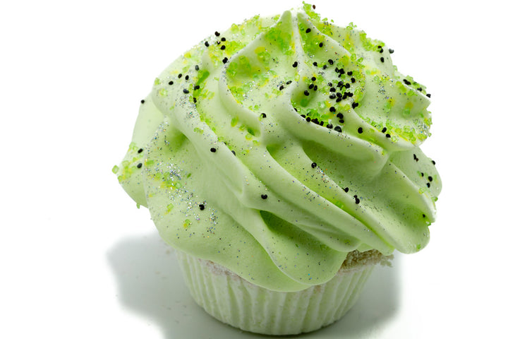 Key Lime & Poppyseed | Foaming Tub Cake Em'z Blendz Soap Co.