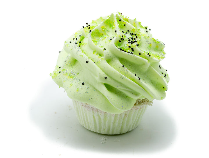Key Lime & Poppyseed | Foaming Tub Cake Em'z Blendz Soap Co.