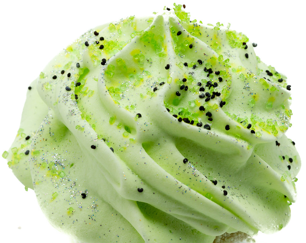 Key Lime & Poppyseed | Foaming Tub Cake Em'z Blendz Soap Co.