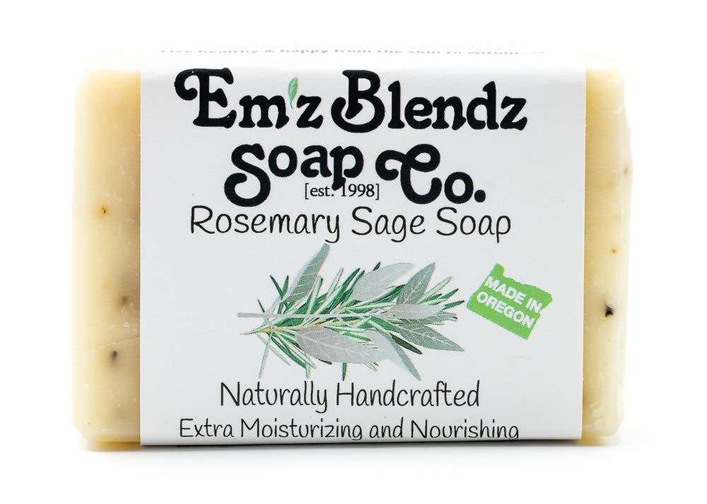 Rosemary Sage Soap Bar Em'z Blendz Soap Co.