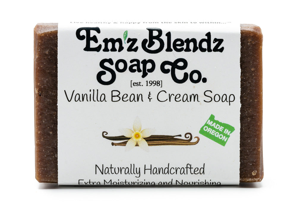Vanilla Bean & Cream Soap Bar Em'z Blendz Soap Co.