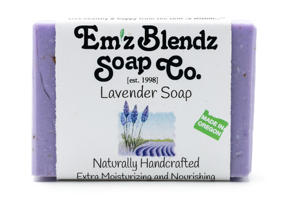Lavender Soap Bar | Pure & Calming Em'z Blendz Soap Co.