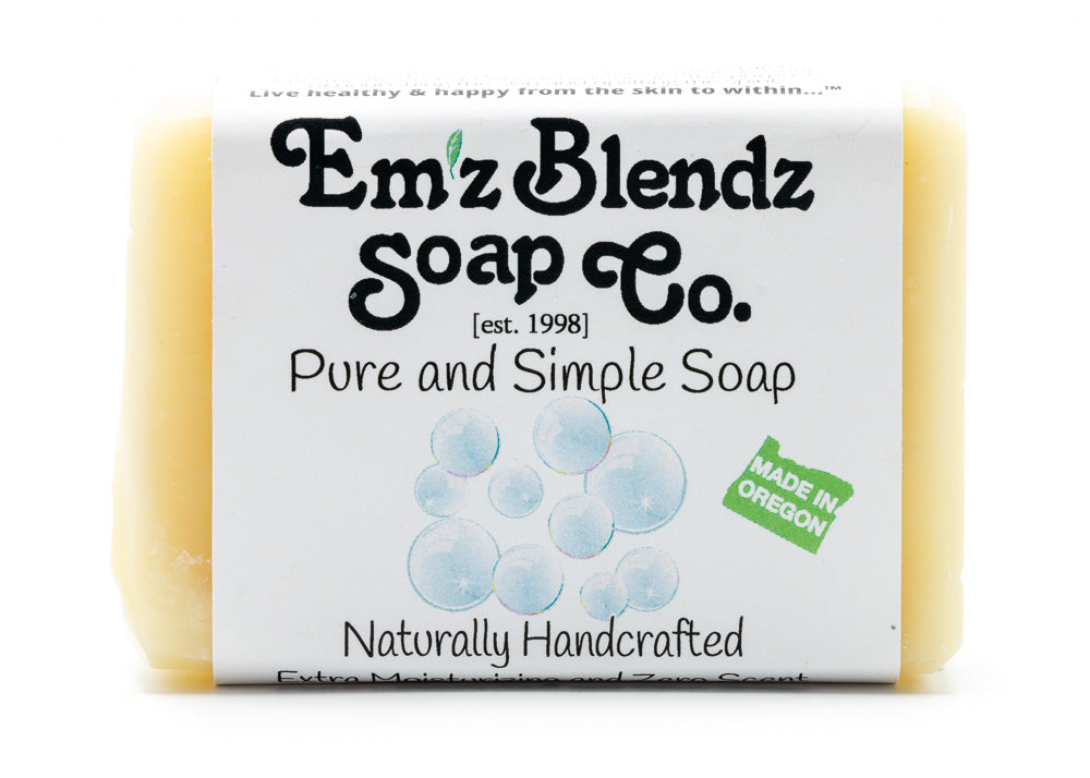 Pure & Simple Soap Bar Em'z Blendz Soap Co.