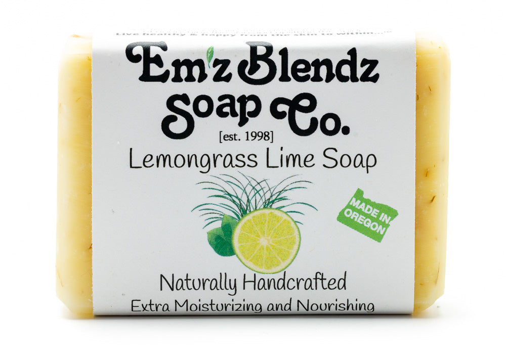 Lemongrass Lime Soap Bar Em'z Blendz Soap Co.