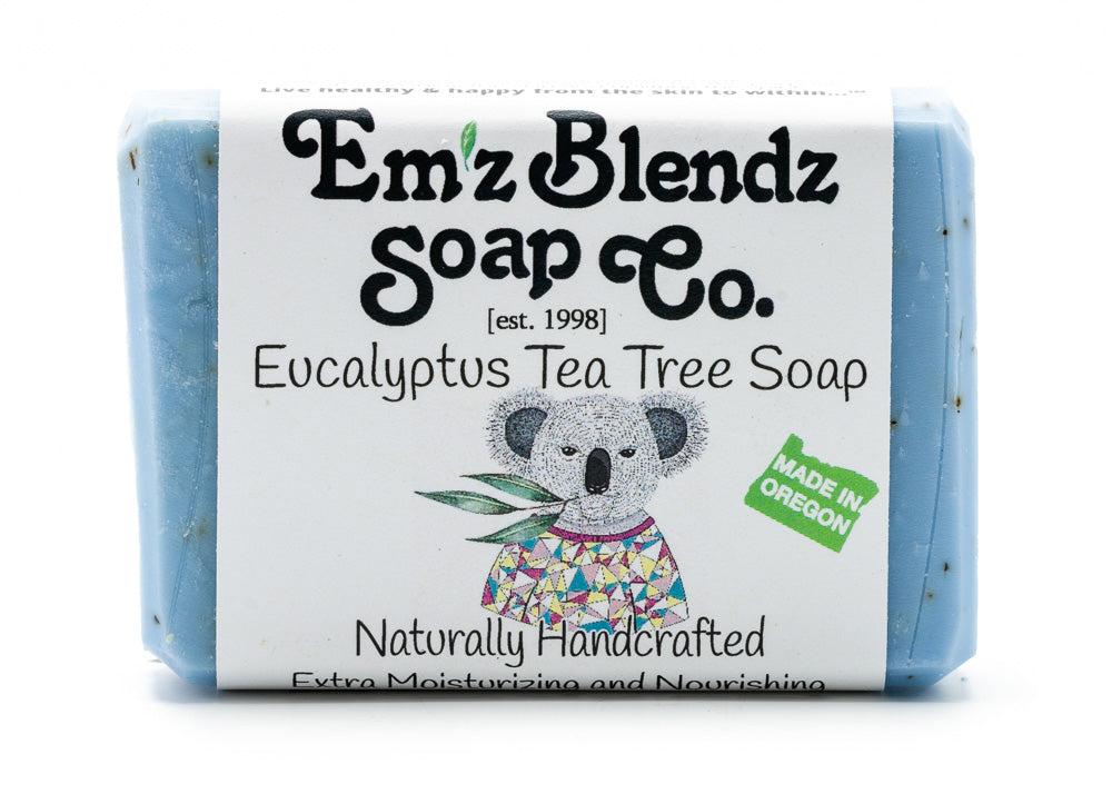 Eucalyptus Tea Tree Soap Bar Em'z Blendz Soap Co.