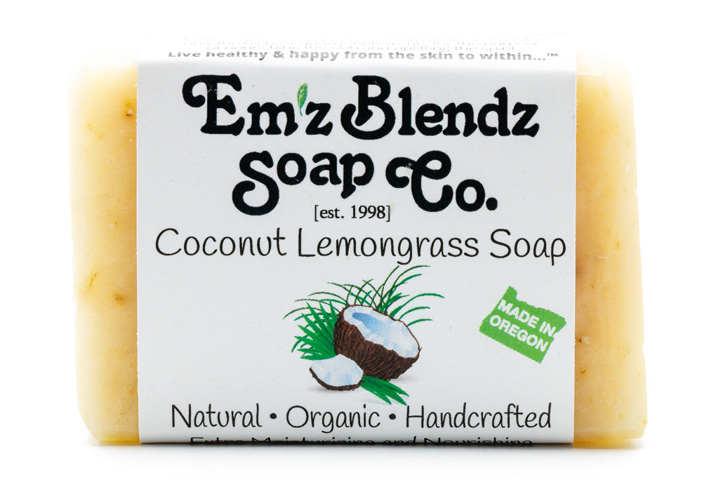 Coconut Lemongrass & Lime Soap Bar Em'z Blendz Soap Co.