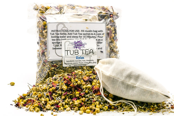 Relax | Herbal Tub Tea    Em'z Blendz Soap Co.
