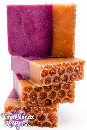 Blackberry Beeswax Soap Bar Em'z Blendz Soap Co.