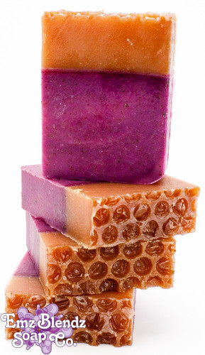 Blackberry Beeswax Soap Bar Em'z Blendz Soap Co.