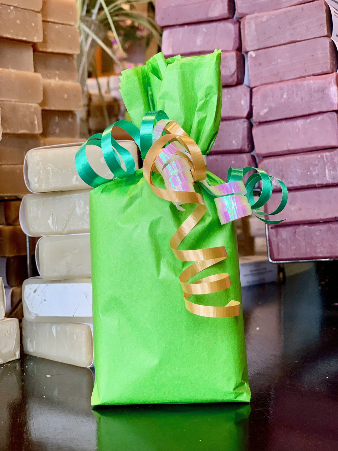 Tissue and Ribbon Em'z Blendz Soap Co.