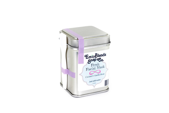 Fresh Facial Mask | Coconut & Vanilla Bean    Em'z Blendz Soap Co.