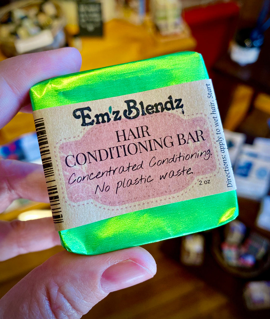 Hair Conditioning Bar Em'z Blendz Soap Co.