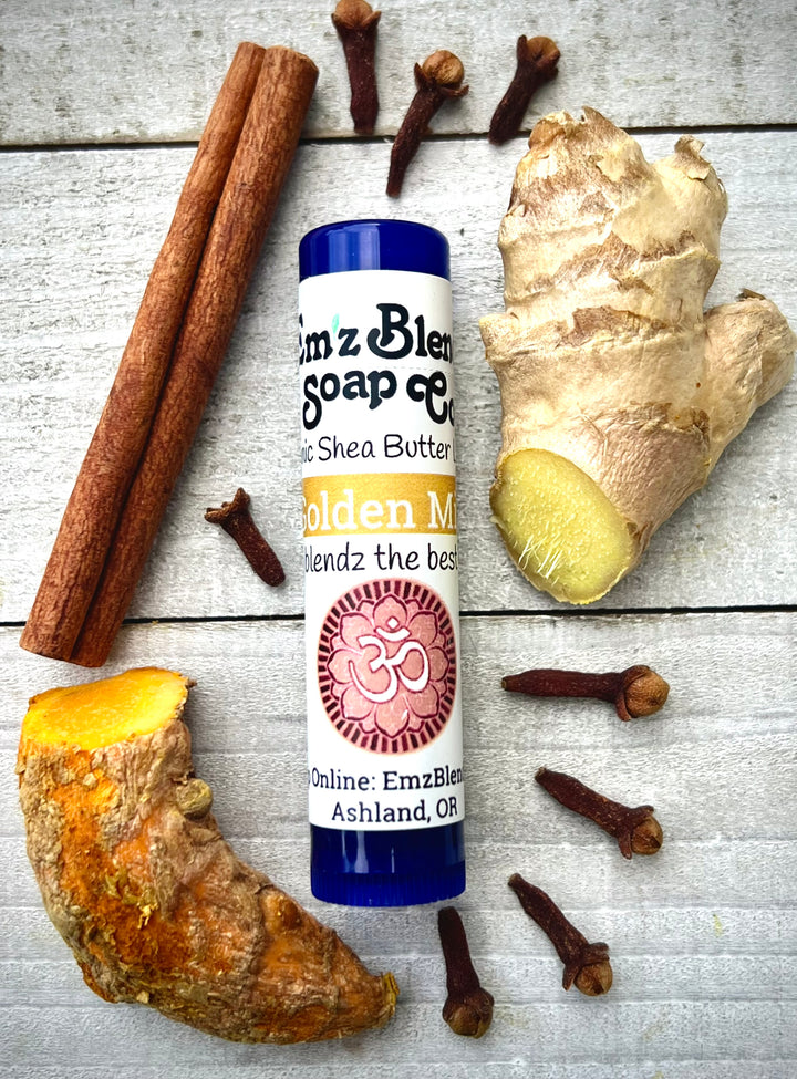 Golden Milk Lip Balm Em'z Blendz Soap Co.