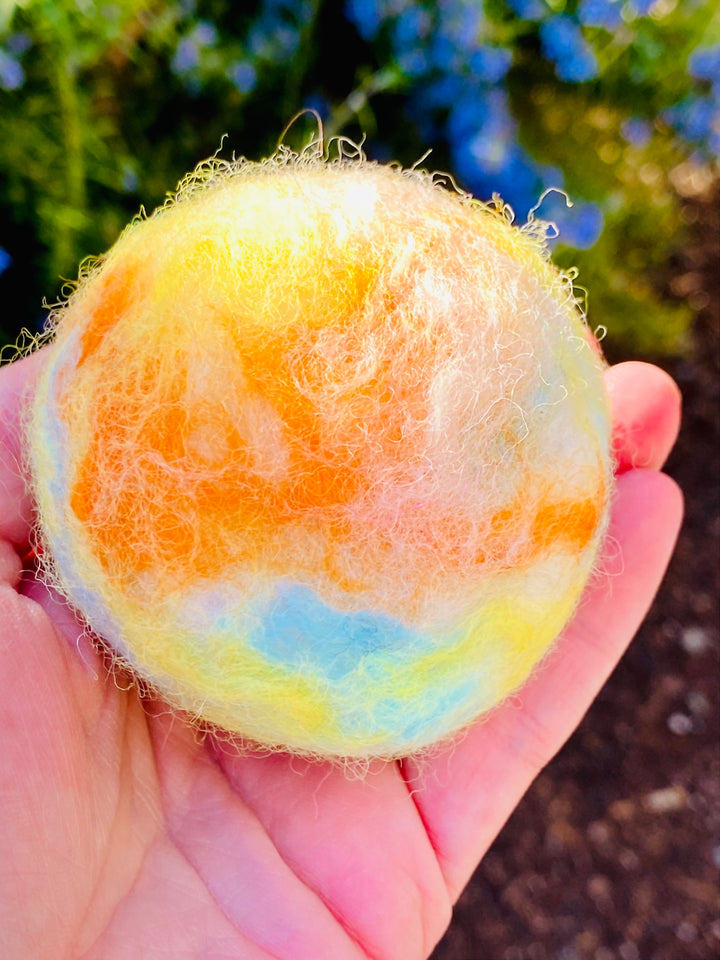 Felted Soap Balls | Soft Celestial Soap Spheres    Em'z Blendz Soap Co.