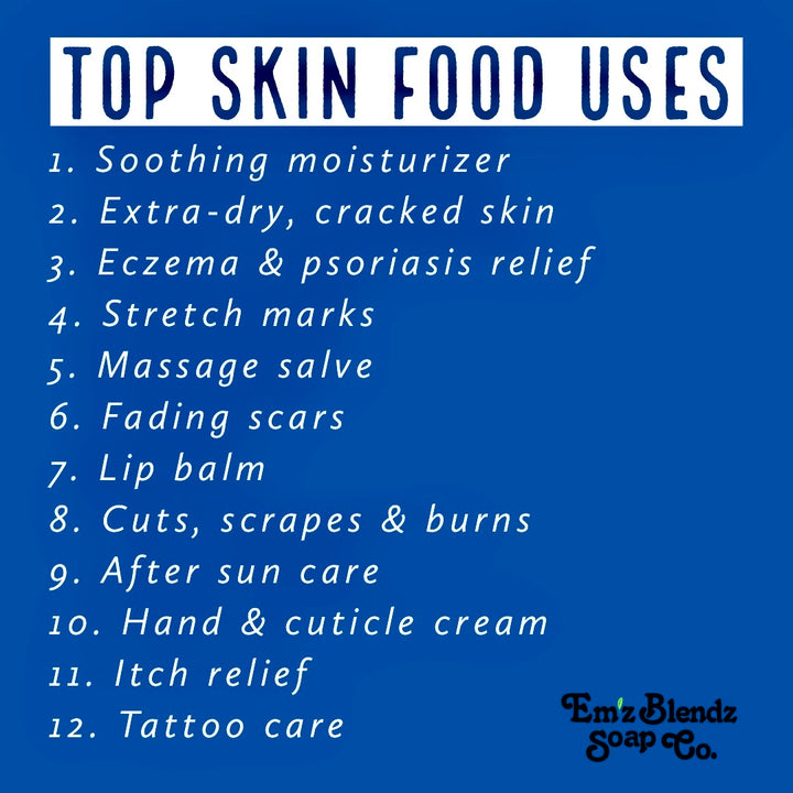 Skin Food Remedy | Chamomile Calendula Em'z Blendz Soap Co.