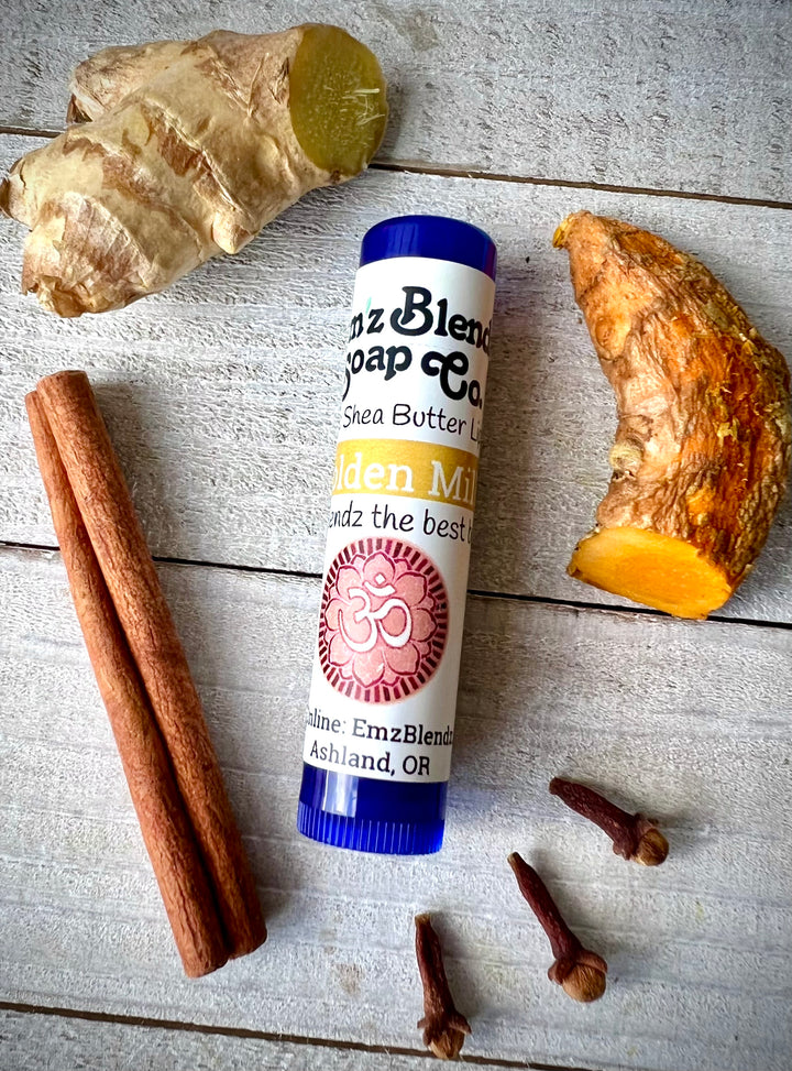 Golden Milk Lip Balm Em'z Blendz Soap Co.