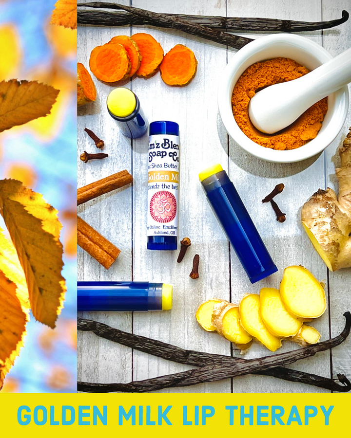 Golden Milk Lip Balm Em'z Blendz Soap Co.