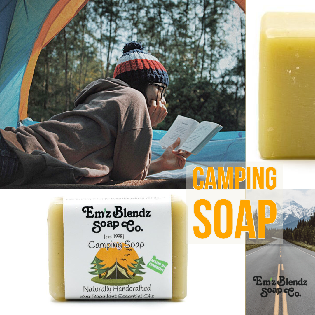 Camping Soap Bar with Hemp Em'z Blendz Soap Co.