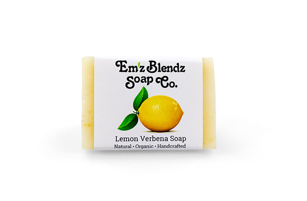 Guest Soap Bars β Mini Amenities Lemon Verbena Stock Wrapped (Emz Blendz label) 100 Em'z Blendz Soap Co.